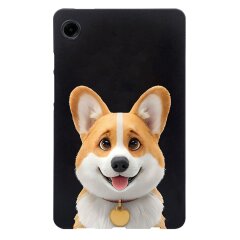 Защитный чехол Deexe Animal Series для Samsung Galaxy Tab A9 (X110/115) - Corgi