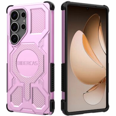 Защитный чехол Deexe Bibercas J-16 Series для Samsung Galaxy S25 Ultra (S938) - Pink