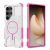 Захисний чохол Deexe Clear Bibercas для Samsung Galaxy S25 Ultra (S938) - Pink