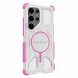 Захисний чохол Deexe Clear Bibercas для Samsung Galaxy S25 Ultra (S938) - Pink