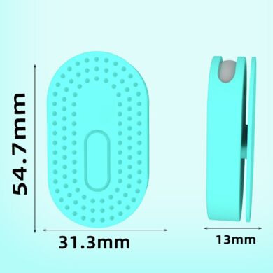 Защитный чехол Deexe Easy Stick для Samsung Galaxy SmartTag 2 - White