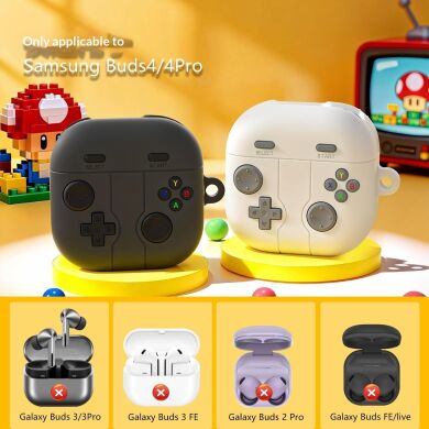 Захисний чохол Deexe Game Console для Samsung Galaxy Buds 4 / Buds 4 Pro - Dark Grey