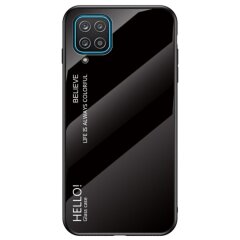 Захисний чохол Deexe Gradient Color для Samsung Galaxy A12 (A125) / A12 Nacho (A127) - Black