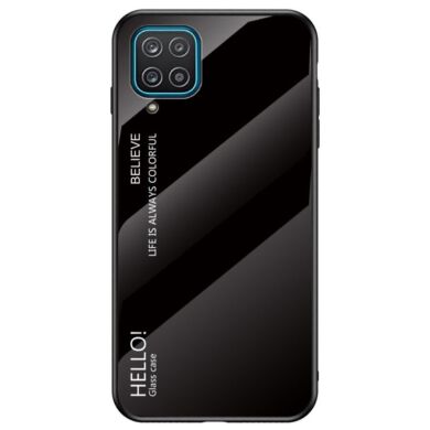 Защитный чехол Deexe Gradient Color для Samsung Galaxy A12 (A125) / A12 Nacho (A127) - Black