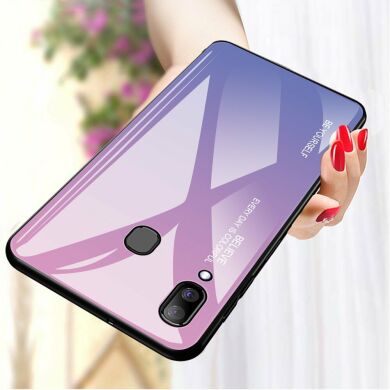 Захисний чохол Deexe Gradient Color для Samsung Galaxy A30 (A305) / A20 (A205) - Pink / Purple