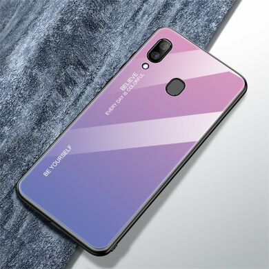 Захисний чохол Deexe Gradient Color для Samsung Galaxy A30 (A305) / A20 (A205) - Pink / Purple