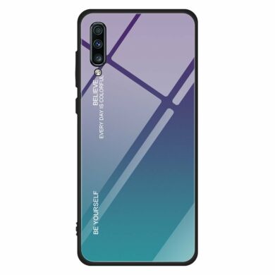 Захисний чохол Deexe Gradient Color для Samsung Galaxy A70 (A705) - Purple / Blue