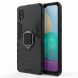 Захисний чохол Deexe Hybrid Case для Samsung Galaxy A02 (A022) - Black