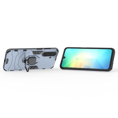 Защитный чехол Deexe Hybrid Case для Samsung Galaxy A26 (A266) - Blue