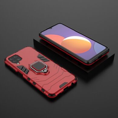 Защитный чехол Deexe Hybrid Case для Samsung Galaxy M12 (M125) - Red