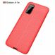 Защитный чехол Deexe Leather Cover для Samsung Galaxy S20 (G980) - Red. Фото 2 из 2