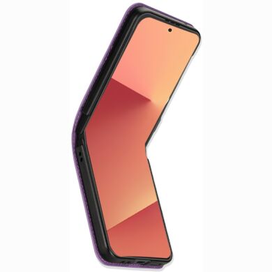 Защитный чехол Deexe Rhombus Card для Samsung Galaxy Flip 8 - Blue