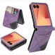 Защитный чехол Deexe Rhombus Card для Samsung Galaxy Flip 8 - Blue. Фото 1 из 6