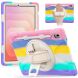 Защитный чехол Deexe Rotation Hybrid для Samsung Galaxy Tab S11 (X730/X736) - Colorful Pink. Фото 1 из 16