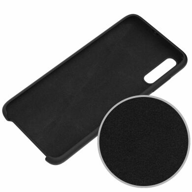 Защитный чехол Deexe Silicone Case для Samsung Galaxy A70 (A705) - Black
