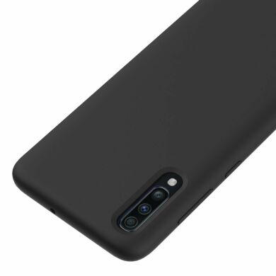 Защитный чехол Deexe Silicone Case для Samsung Galaxy A70 (A705) - Black