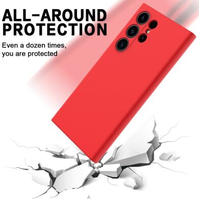 Защитный чехол Deexe Silicone Case для Samsung Galaxy S24 Ultra - Pink