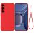 Защитный чехол Deexe Silicone Case для Samsung Galaxy S25 FE (S731) - Red