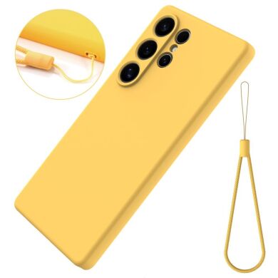 Защитный чехол Deexe Silicone Case для Samsung Galaxy S25 Ultra (S938) - Yellow