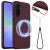 Защитный чехол Deexe Silicone Case with MagSafe для Samsung Galaxy A37 (A376) - Wine Red