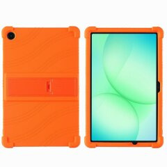 Защитный чехол Deexe Silicone Kickstand для Samsung Galaxy Tab A11 Plus (X230/236) - Orange