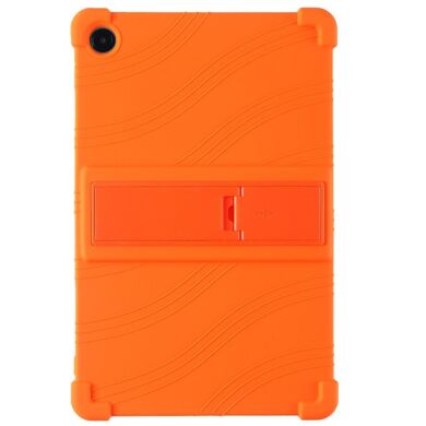 Защитный чехол Deexe Silicone Kickstand для Samsung Galaxy Tab A11 Plus (X230/236) - Orange