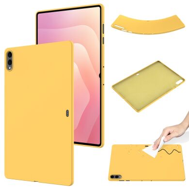 Захисний чохол Deexe Silicone Shell для Samsung Galaxy Tab S11 Ultra (X930/X936) - Yellow