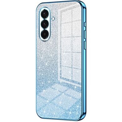 Защитный чехол Deexe Sparkles Cover для Samsung Galaxy A36 (A366) - Blue