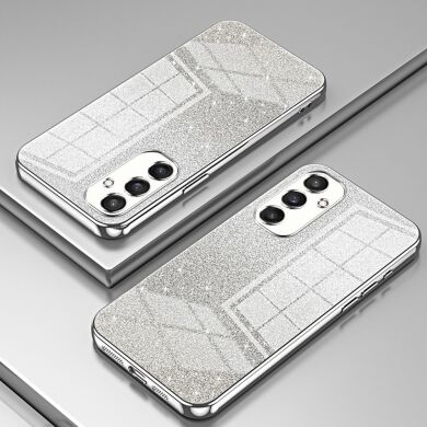 Защитный чехол Deexe Sparkles Cover для Samsung Galaxy S25 (S931) - Silver