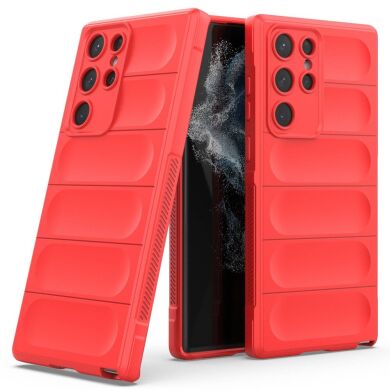 Захисний чохол Deexe Terra Case для Samsung Galaxy S22 Ultra (S908) - Red