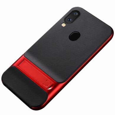 Захисний чохол ELEGANCE Grid Pattern для Samsung Galaxy A40 (А405) - Red