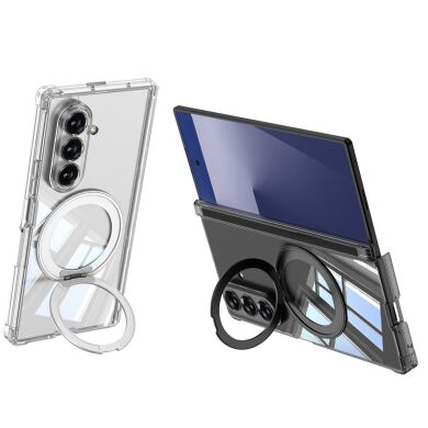 Защитный чехол GKK Airbag OStand для Samsung Galaxy Fold 7 - Transparent