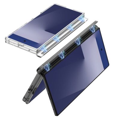 Защитный чехол GKK Airbag OStand для Samsung Galaxy Fold 7 - Transparent
