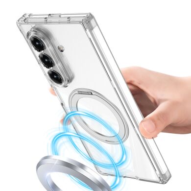 Защитный чехол GKK Airbag OStand для Samsung Galaxy Fold 7 - Transparent