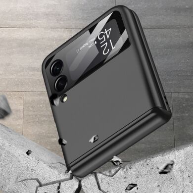 Защитный чехол GKK Magnetic Cover для Samsung Galaxy Flip 3 - Silver