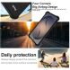Защитный чехол IMAK Airbag Sand Case для Samsung Galaxy S26 Plus (S947) - Matte Black. Фото 5 из 9