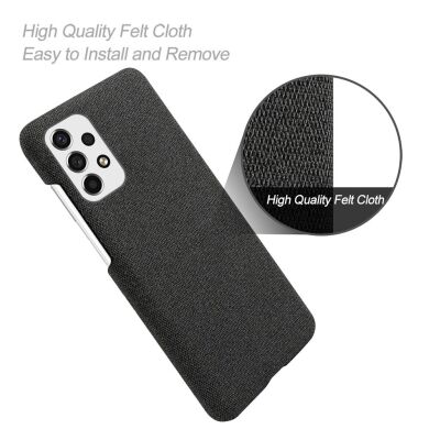 Защитный чехол KSQ Cloth Style для Samsung Galaxy A53 - Light Grey