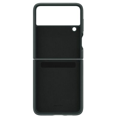 Захисний чохол Leather Cover (FF) для Samsung Galaxy Flip 3 (EF-VF711LGEGRU) - Green