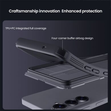 Защитный чехол NILLKIN CamShield Prop Magnetic (Clear Version) для Samsung Galaxy S26 FE - Transparent Black