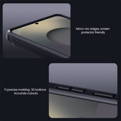 Защитный чехол NILLKIN CamShield Prop Magnetic (Clear Version) для Samsung Galaxy S26 FE - Transparent Black
