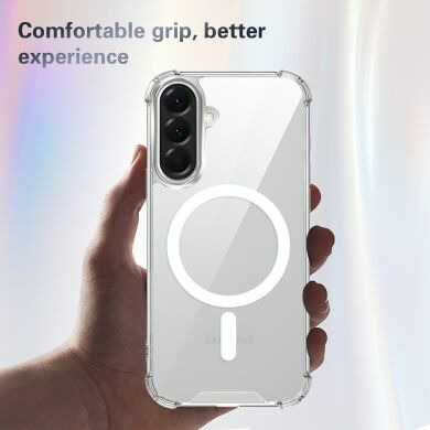 Захисний чохол UniCase AirBag Flow MagSafe для Samsung Galaxy S26 (S942) - Transparent