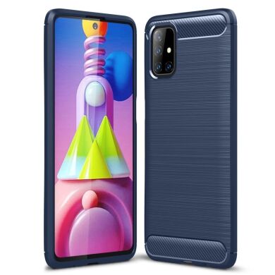 Защитный чехол UniCase Carbon для Samsung Galaxy M51 (M515) - Blue