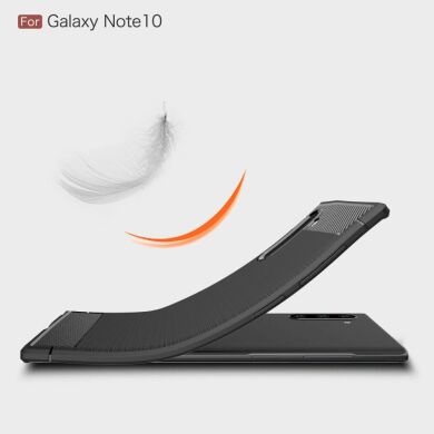 Защитный чехол UniCase Carbon для Samsung Galaxy Note 10 (N970) - Black