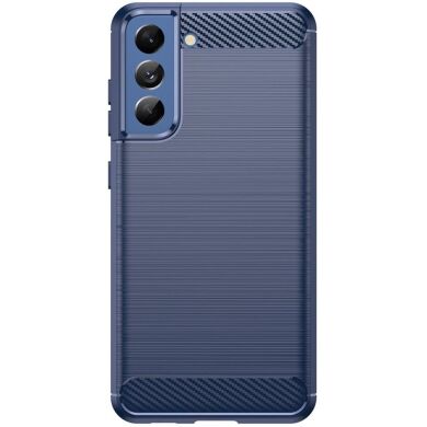 Защитный чехол UniCase Carbon для Samsung Galaxy S21 FE (G990) - Blue