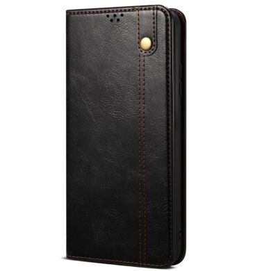 Защитный чехол UniCase Leather Wallet для Samsung Galaxy S23 Ultra (S918) - Black