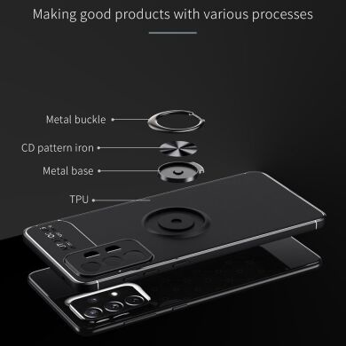 Захисний чохол UniCase Magnetic Ring для Samsung Galaxy A73 - Black