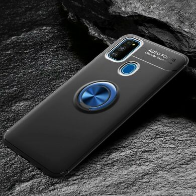Захисний чохол UniCase Magnetic Ring для Samsung Galaxy M31 (M315) - Black / Blue