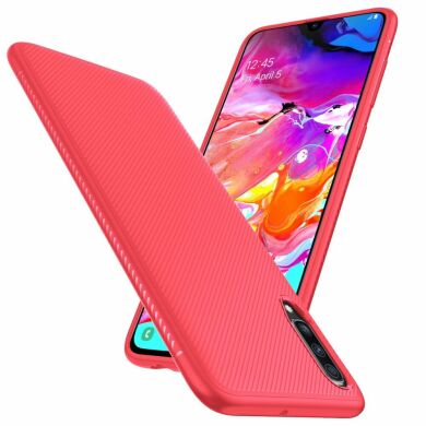 Защитный чехол UniCase Twill Soft для Samsung Galaxy A70 (A705) - Red