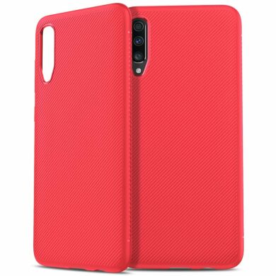 Защитный чехол UniCase Twill Soft для Samsung Galaxy A70 (A705) - Red