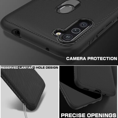 Защитный чехол UniCase Twill Soft для Samsung Galaxy M11 (M115) - Blue
